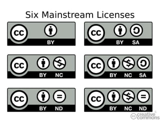 Six Mainstream Licenses 