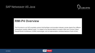 SAP Netweaver AS Java
4/7/2016
 