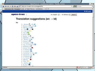 Translating gnome