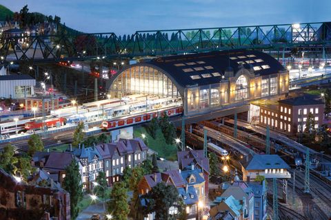 Der Dammtor-Bahnhof im Miniatur Wunderland Hamburg