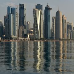 Skyline von Katars Hauptstadt Doha