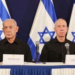 Ministerpräsident Benjamin Netanjahu und der frühere israelische Verteidigungsminister Joaw Gallant