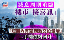 減息周期重臨 樓市接喜訊「短期內有望刺激交投量增」