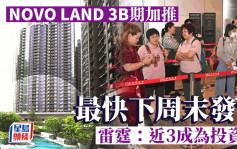 NOVO LAND3B期最快下周末发售 雷霆：客源以用家为主 近3成为投资客