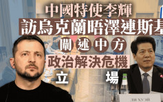 俄烏戰爭｜澤連斯基會見特使李輝 歡迎中國為結束戰火發揮積極作用