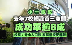 小一派位｜7校網派首三志願成功率逾8成 校長：升小人口跌 家長選校更進取