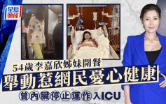 54歲李嘉欣與家姐李嘉明開餐！一舉動令網民憂心健康 曾心臟出事入ICU