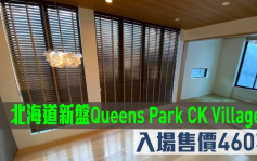 海外地產｜北海道新盤Queens Park CK Village 入場價460萬