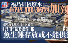 福島核廢水︱謝展寰：食品進口禁令範圍或擴大 視乎檢測結果決定何時放寬