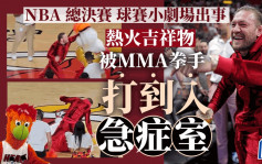 NBA總決賽｜熱火吉祥物被MMA拳手打到入急症室添「傷兵」