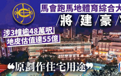 马会跑马地体育综合大楼将建豪宅  涉3幢逾48万尺「原划作住宅用途」