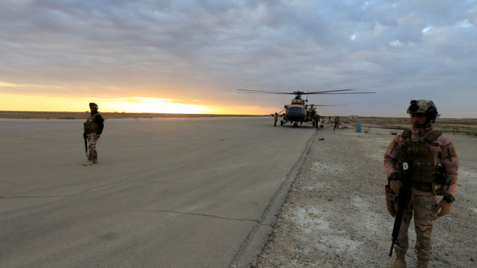 美軍駐伊拉克阿薩德空軍基地。 路透社