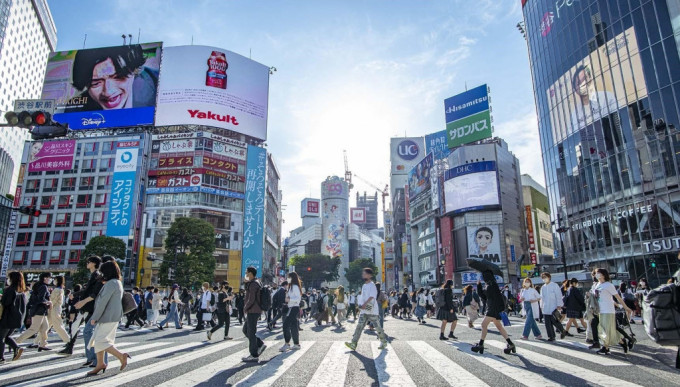 日本東京街頭。