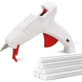 KeLDE Dual Temp Hot Glue Gun With 10pcs Glue Sticks Set, 40W Power Full Size Fine Tip Kit For Kids Adults Handcraft, DIY Arts