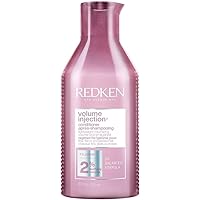 Redken Volume Injection Conditioner | Hair Volumizer For Fine Hair | Volumizing Shampoo Adds Lift & Body | Paraben Free