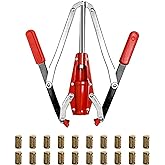 Double Lever Hand Corker – For Standard Wine, Belgian Beer, and Synthetic Plastic Corks, Wine Corker Tool with 20 Count Wine 