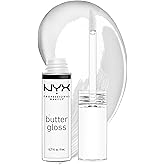 NYX PROFESSIONAL MAKEUP Butter Gloss, Non-Sticky Lip Gloss - Sugar Glass (Clear)