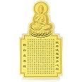 CHOW SANG SANG 24K Pure Gold Cultural Blessings Bodhisattva Sutras Ingot Gift 93503D