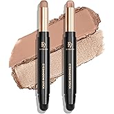 FV Waterproof Eyeshadow Stick Duo,Long-Lasting Cream Eye Shadow Makeup Sets, High Pigmented Eyeshadow Pencil with Matte & Shi