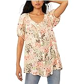 Free People Callie Printed Tunic Vintage Combo MD (Women's 8-10)