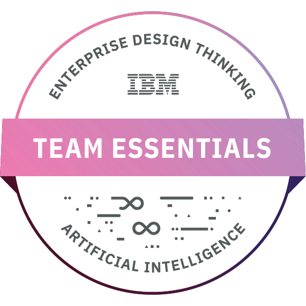 Enterprise Design Thinking - Team Essentials for AI