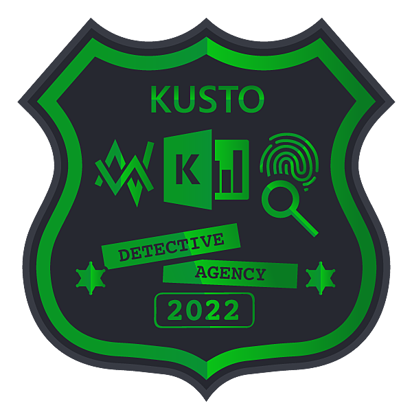 Kusto Detective Agency - Case #1 Badge