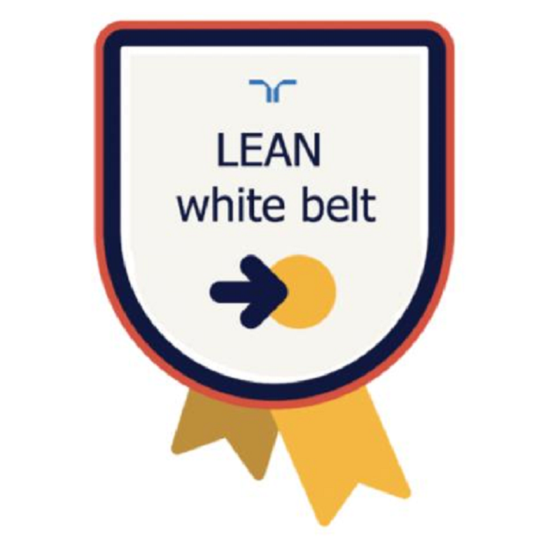 RE LEAN white belt