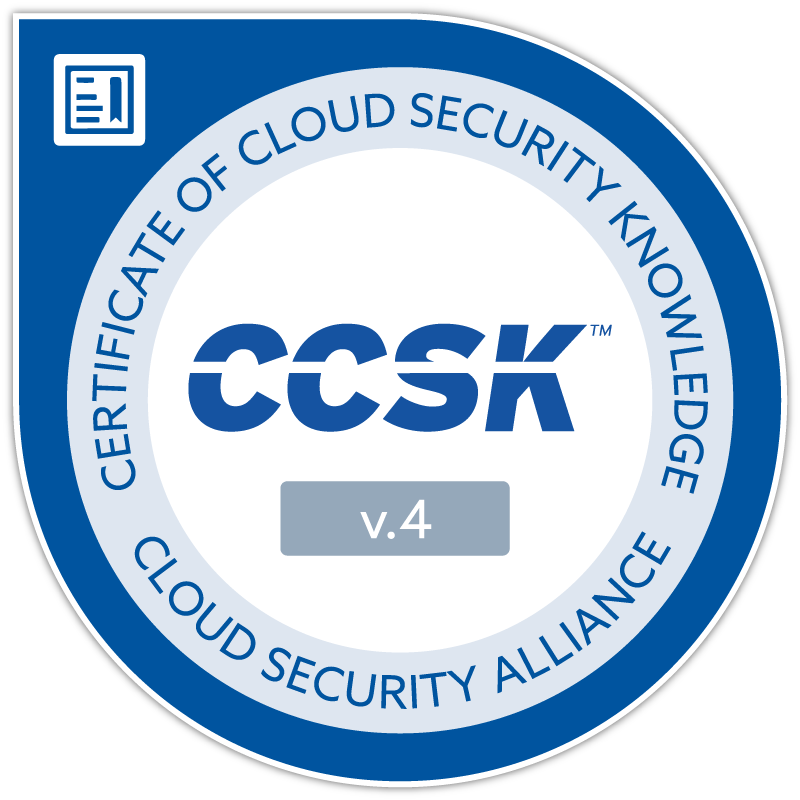 Certificate of Cloud Security Knowledge v.4