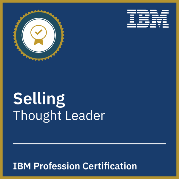 IBM Selling Profession Certification - Thought Leader