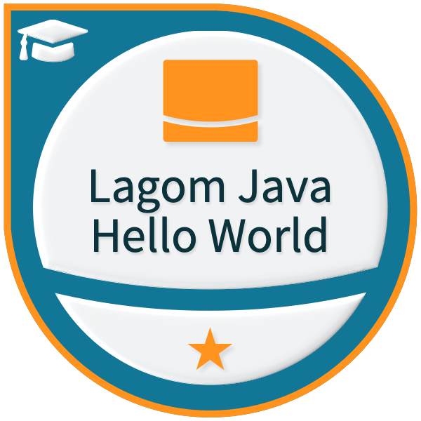 Lightbend Lagom for Java Hello World - Level 1