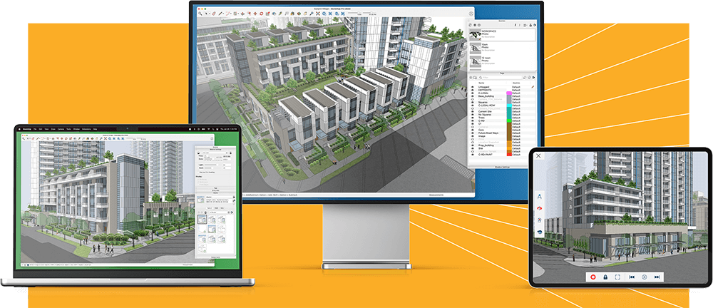 Conception 3D sur plusieurs appareils