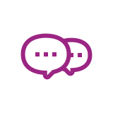 speech bubbles icon