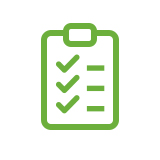 green clipboard icon