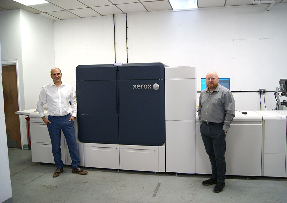 Staff of Clarkeprint with their Iridesse Press