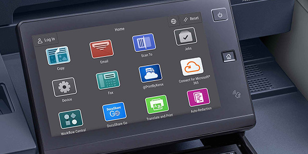 Xerox® AltaLink® C8170 user interface