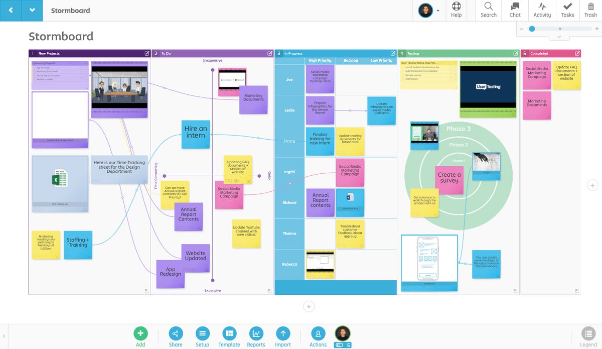 visual collab tools stormboard