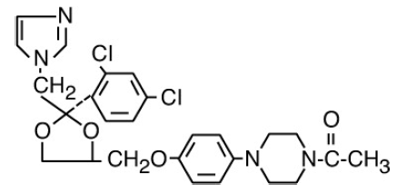 KETOCONAZOLE- ketoconazole cream Structural Formula Illustration