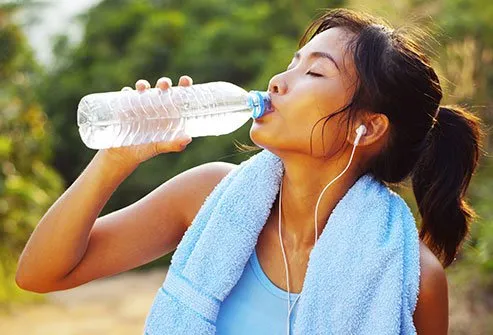 Summer heat safety tells us to drink lots of water when temperatures are high. 