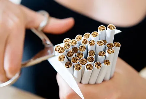 It's not common to successfully quit smoking by stopping immediately.