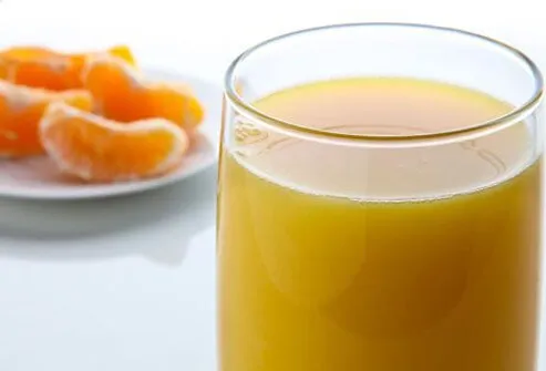 Photo of orange juice.