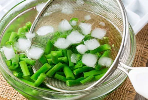 You can blanch your vegetables -- dip them in boiling water and quickly cool them -- to make them last longer in the freezer.