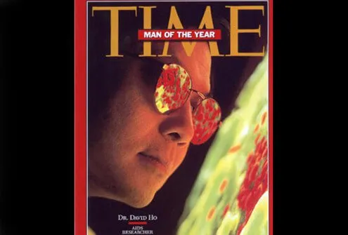 Dr. David Ho, early champion of ‘cocktails,’ was Time's 1996 Man of the Year.