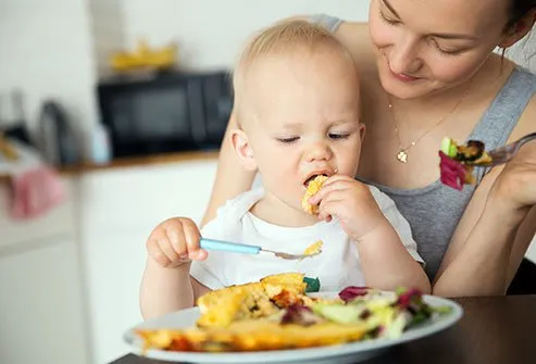 Introducing more than one food at a time can help young eaters develop healthy nutritional habits.