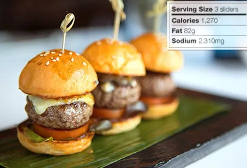 Photo of cheeseburger sliders.