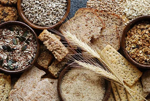 Whole grains bring many of the same healthful benefits of vegetables.