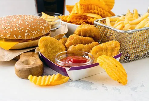 Fried and fatty fast foods often come with AGEs, which are chemicals connected to an elevated risk of dementia.