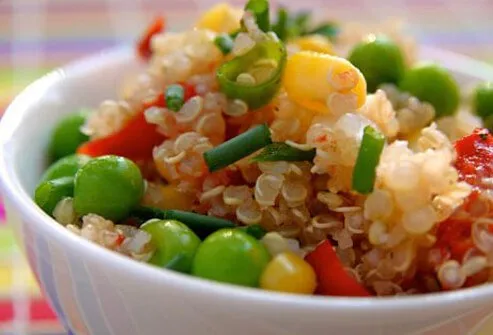 Photo of quinoa salad.