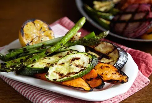 Photo of grilled veggies.