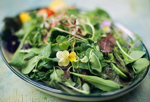 Folate, found in leafy green vegetables, may also help protect against depression.