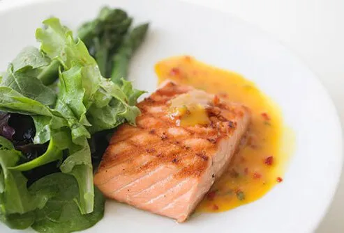 Fish is a healthy choice when dining out.